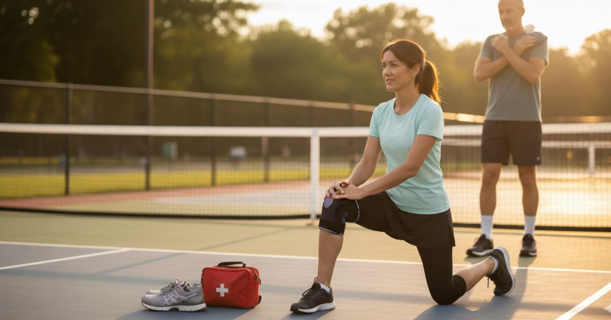 common pickleball injuries